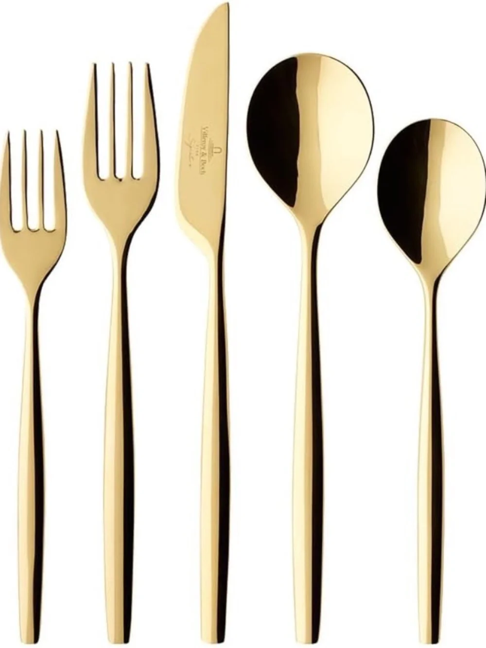 Villeroy & Boch MetroChic d'Or 5 Piece Place Setting | Gold |